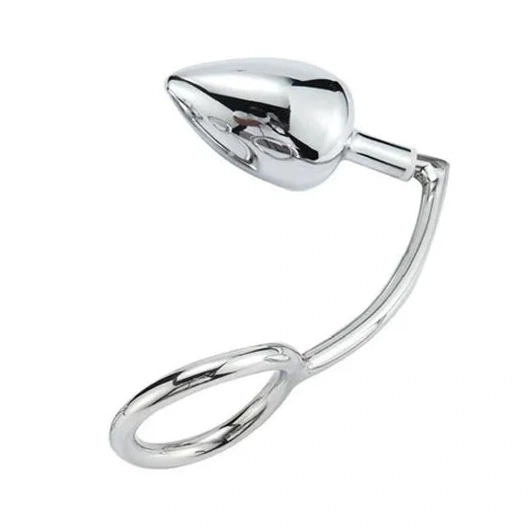 Ring DiscreetChoice Stainless 4663 Steel Hook with Anal Set Cock 1005